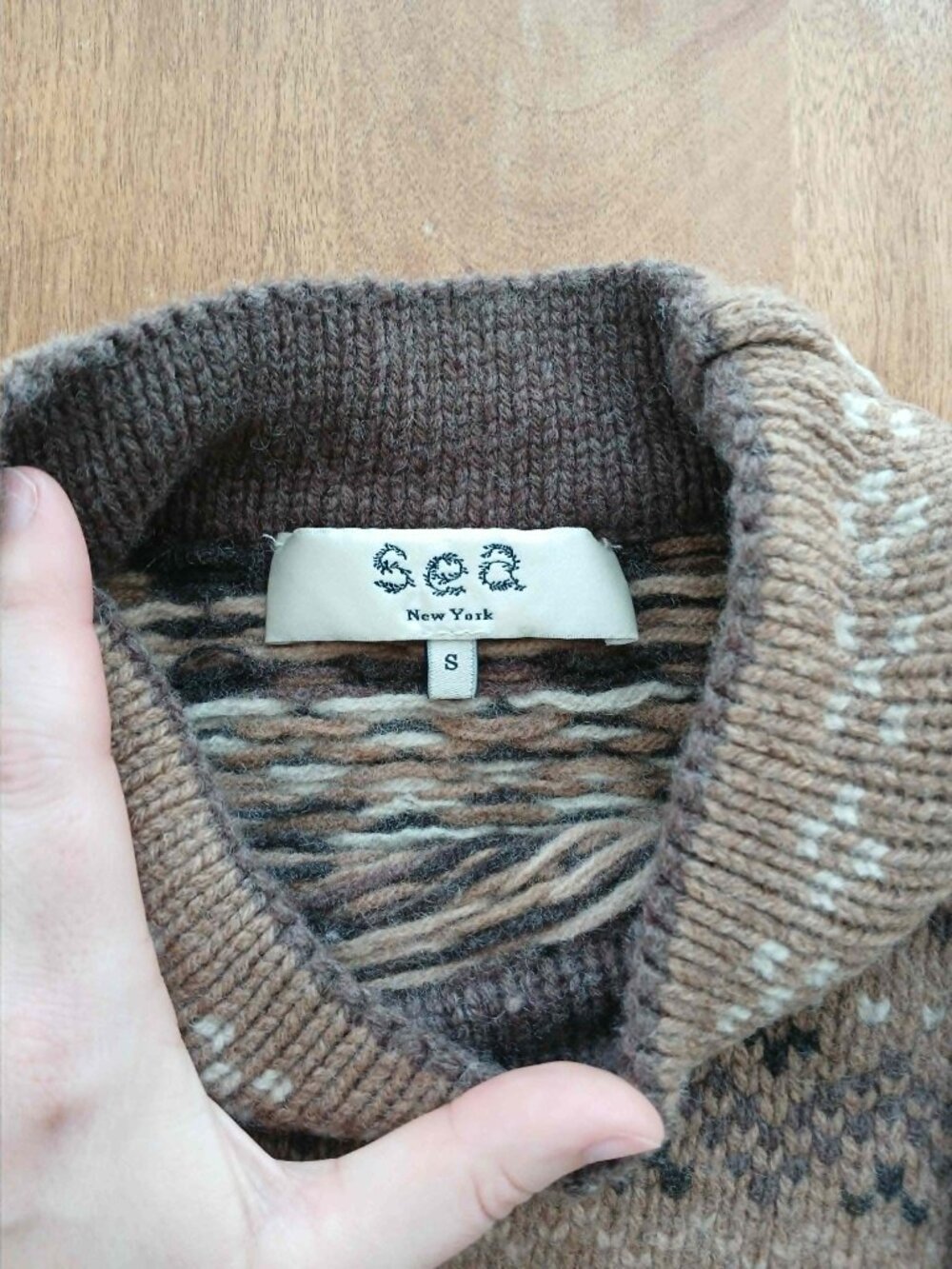 Sea New York Finja Fair Isle Sweater Size Small (fits like XS) - Picture 6 of 11